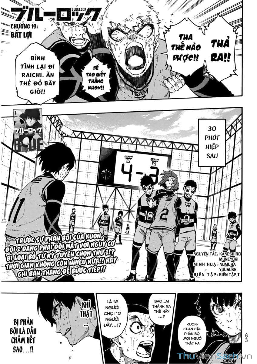 Truyện Tranh Tiền Đạo Số 1 - Blue Lock trang 6