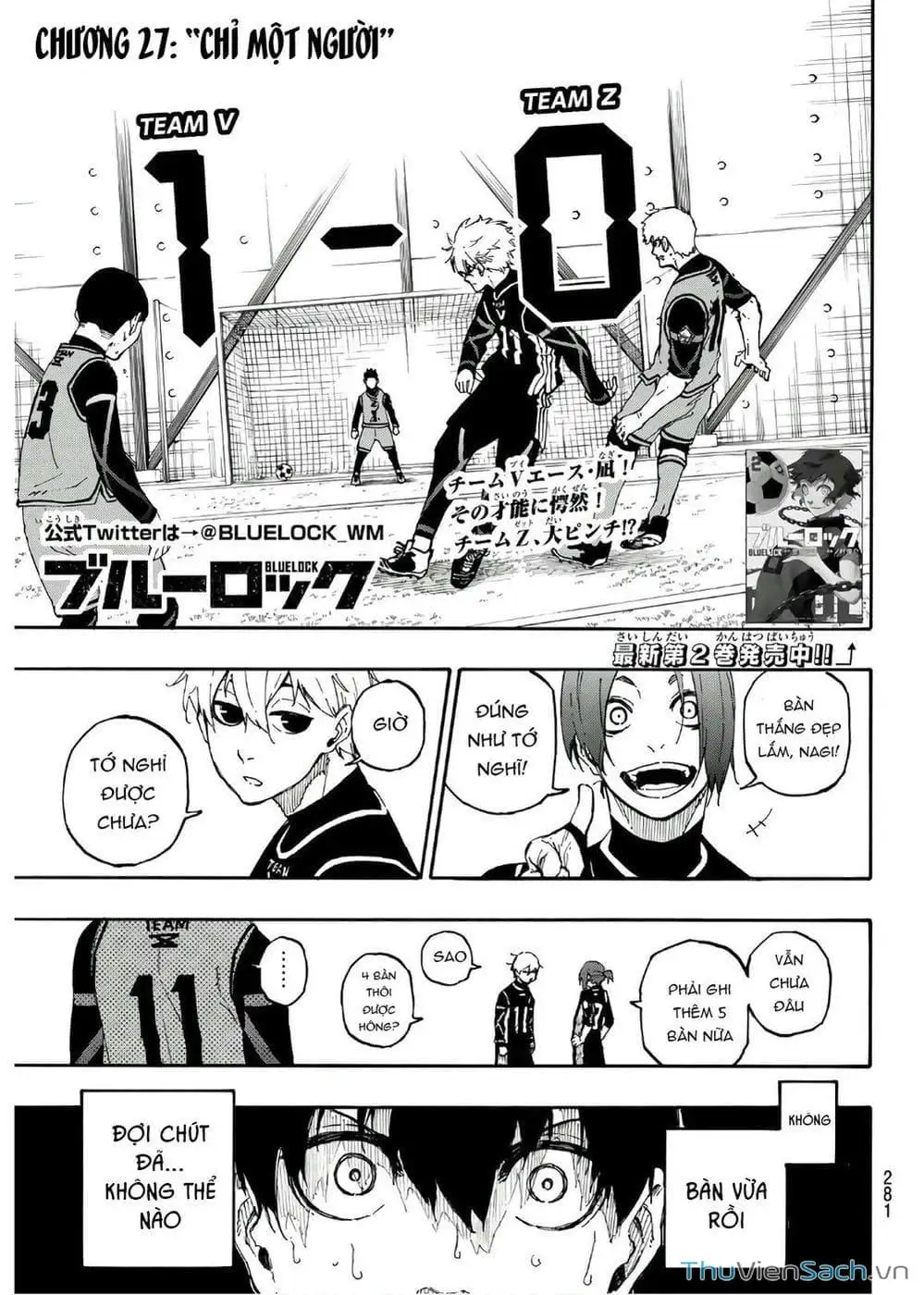 Truyện Tranh Tiền Đạo Số 1 - Blue Lock trang 5
