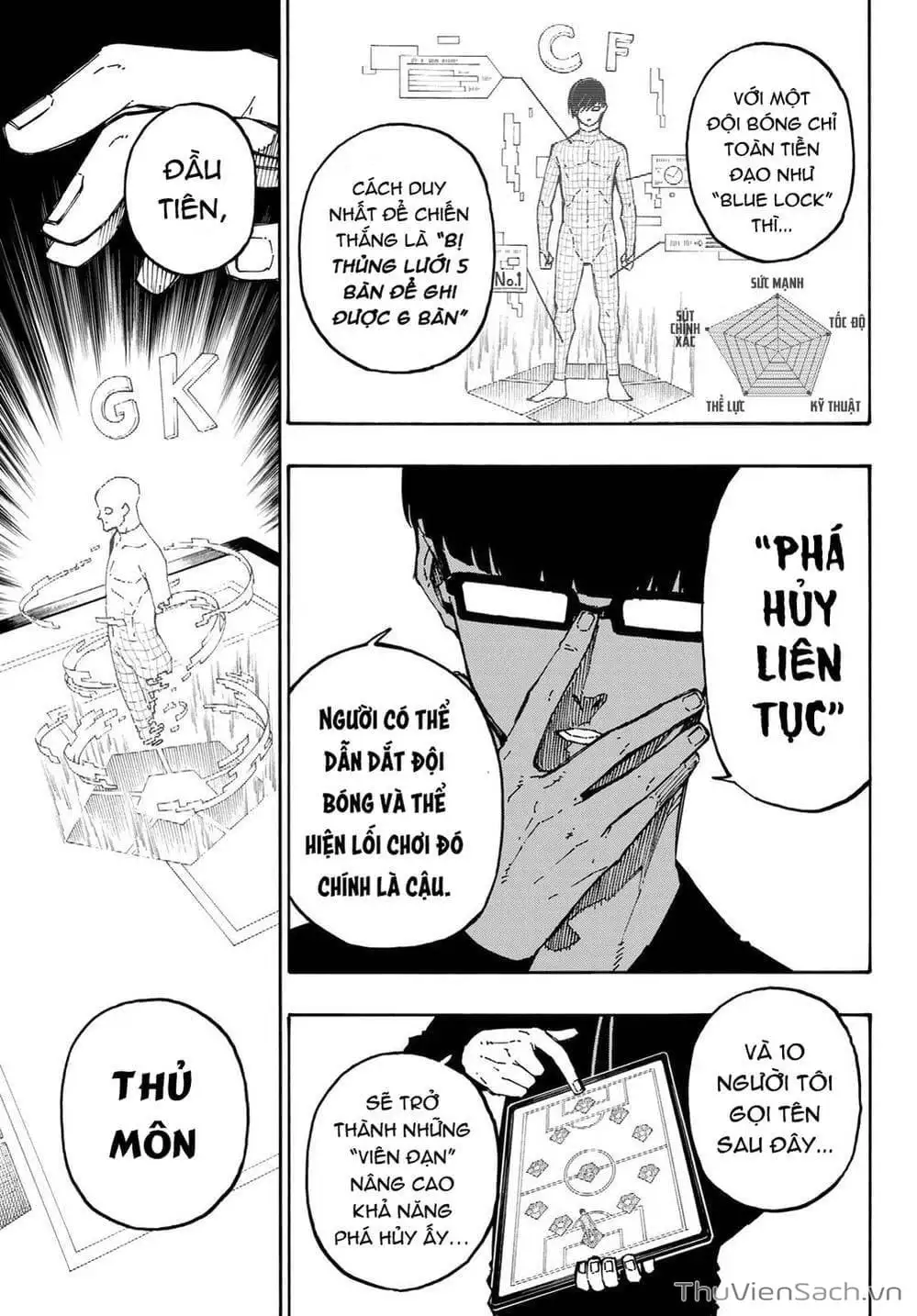 Truyện Tranh Tiền Đạo Số 1 - Blue Lock trang 5