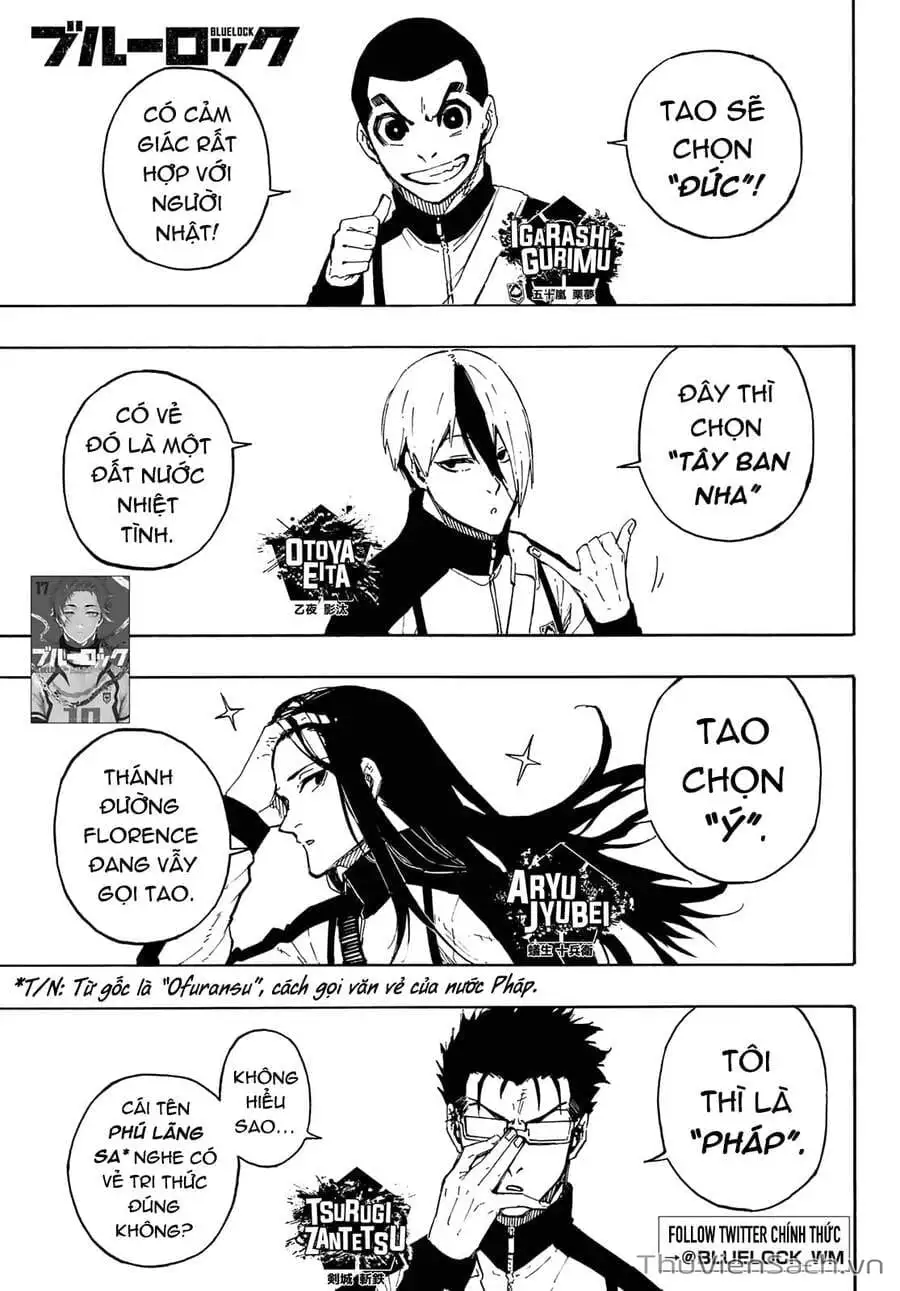 Truyện Tranh Tiền Đạo Số 1 - Blue Lock trang 5