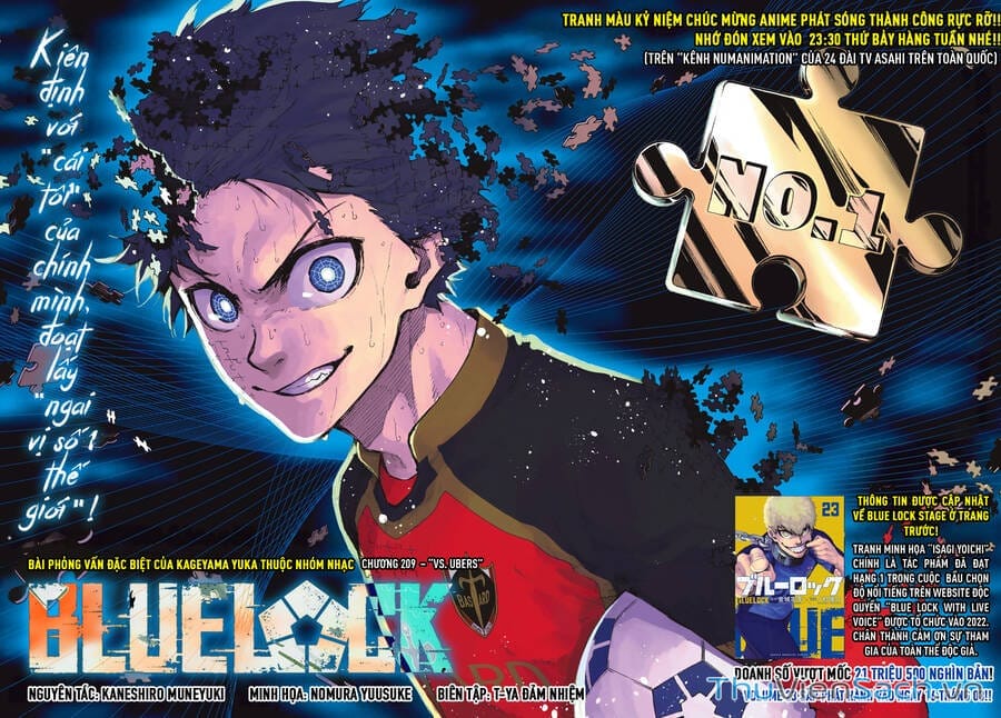 Truyện Tranh Tiền Đạo Số 1 - Blue Lock trang 6