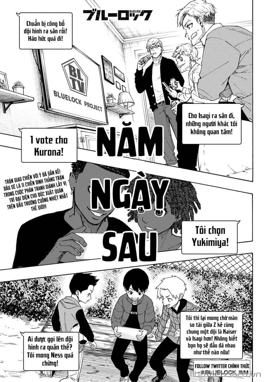 Truyện Tranh Tiền Đạo Số 1 - Blue Lock trang 6