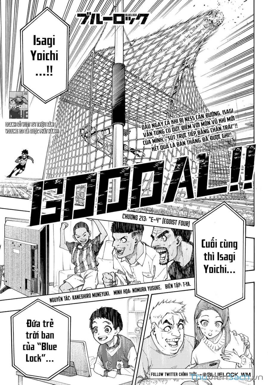 Truyện Tranh Tiền Đạo Số 1 - Blue Lock trang 6