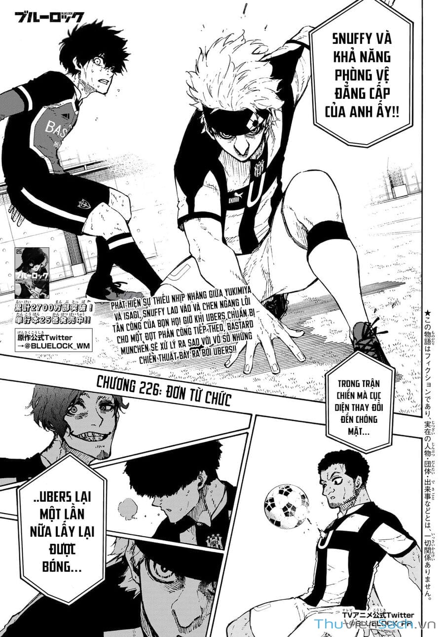 Truyện Tranh Tiền Đạo Số 1 - Blue Lock trang 6