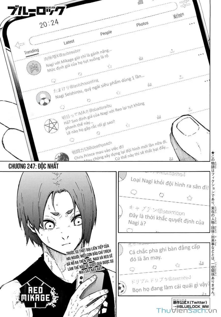 Truyện Tranh Tiền Đạo Số 1 - Blue Lock trang 5