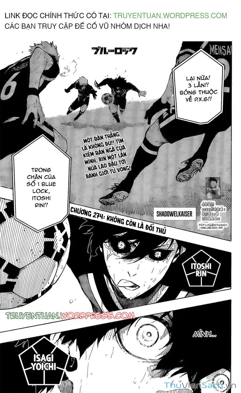 Truyện Tranh Tiền Đạo Số 1 - Blue Lock trang 6