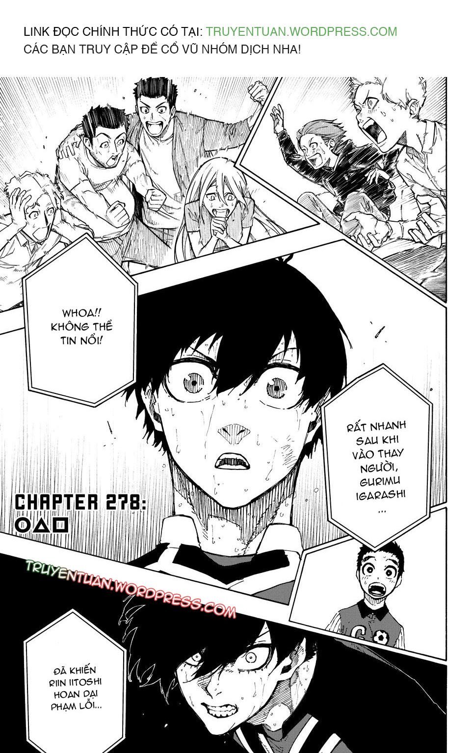 Truyện Tranh Tiền Đạo Số 1 - Blue Lock trang 6