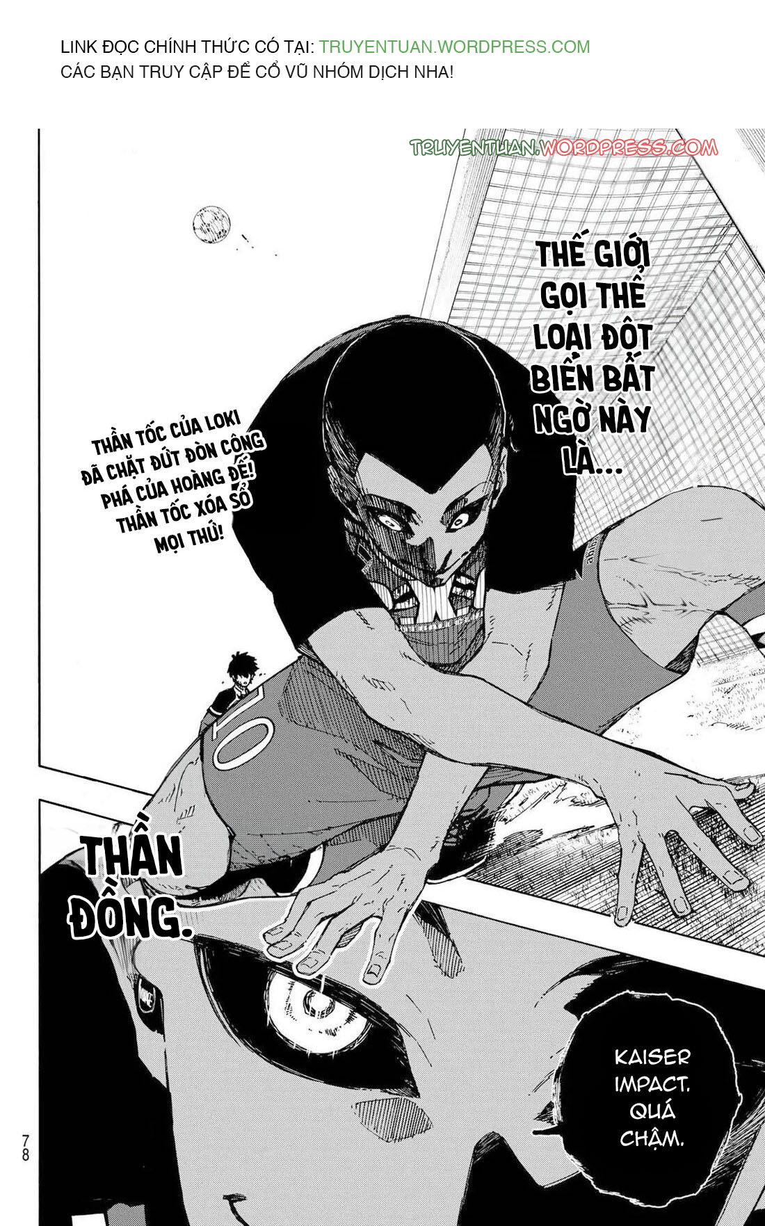 Truyện Tranh Tiền Đạo Số 1 - Blue Lock trang 6