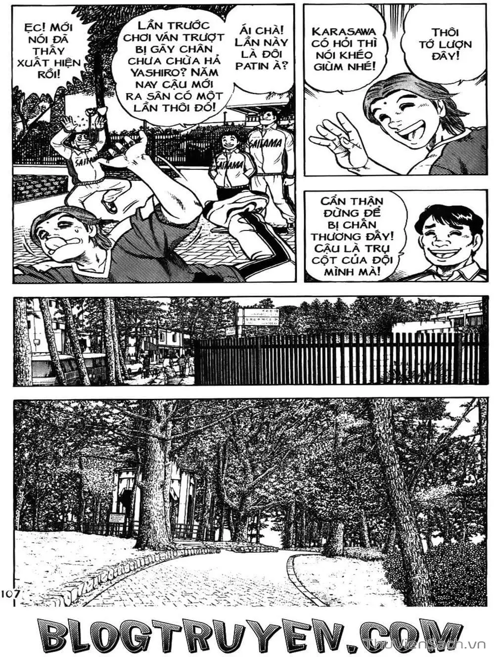 Truyện Tranh Sóng Gió Cầu Trường - Buttobi Itto trang 2