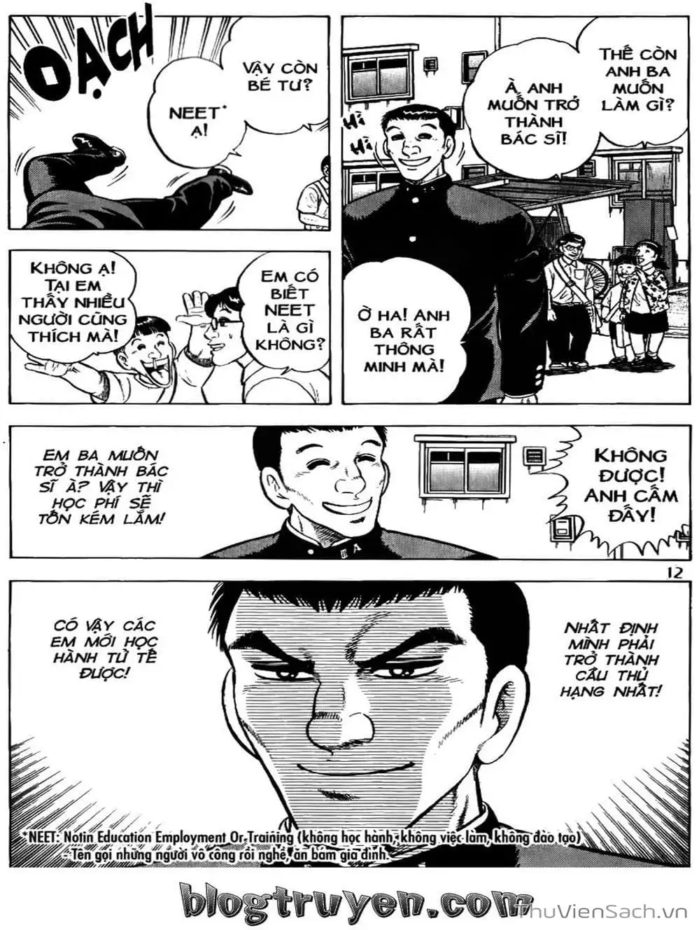 Truyện Tranh Sóng Gió Cầu Trường - Buttobi Itto trang 2