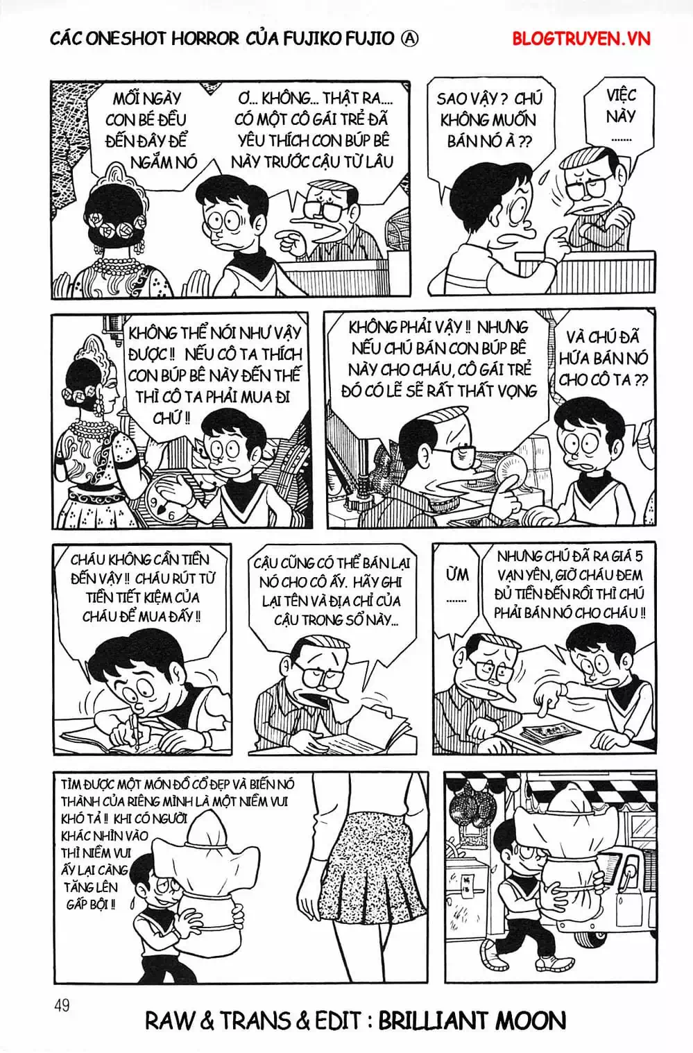 Truyện Tranh Các Oneshot Horror Của Fujiko F. Fujio trang 3