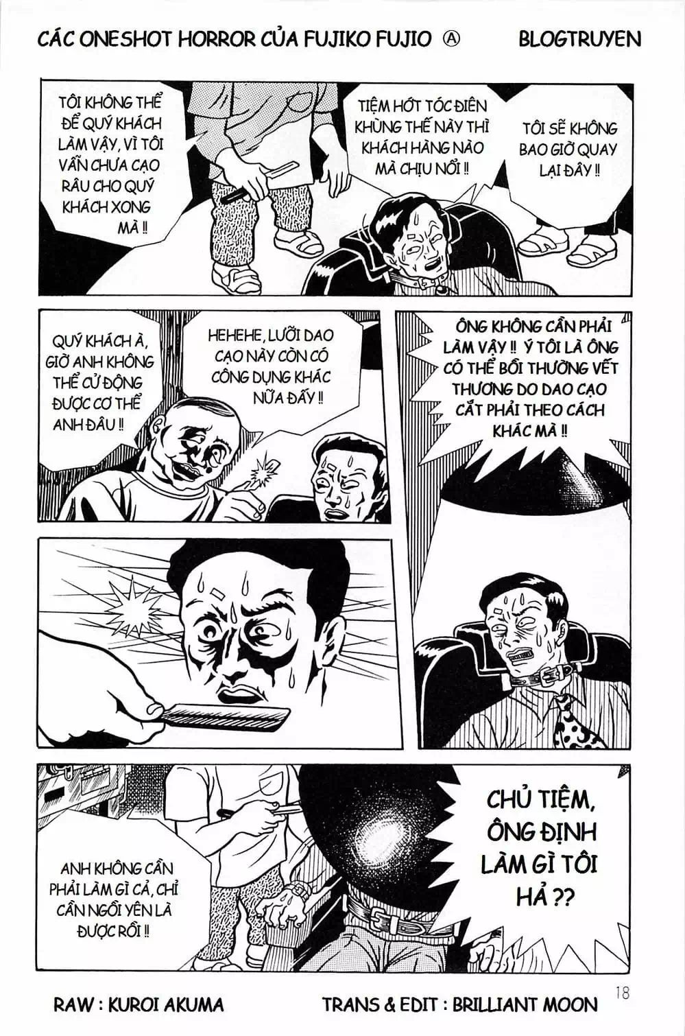 Truyện Tranh Các Oneshot Horror Của Fujiko F. Fujio trang 3