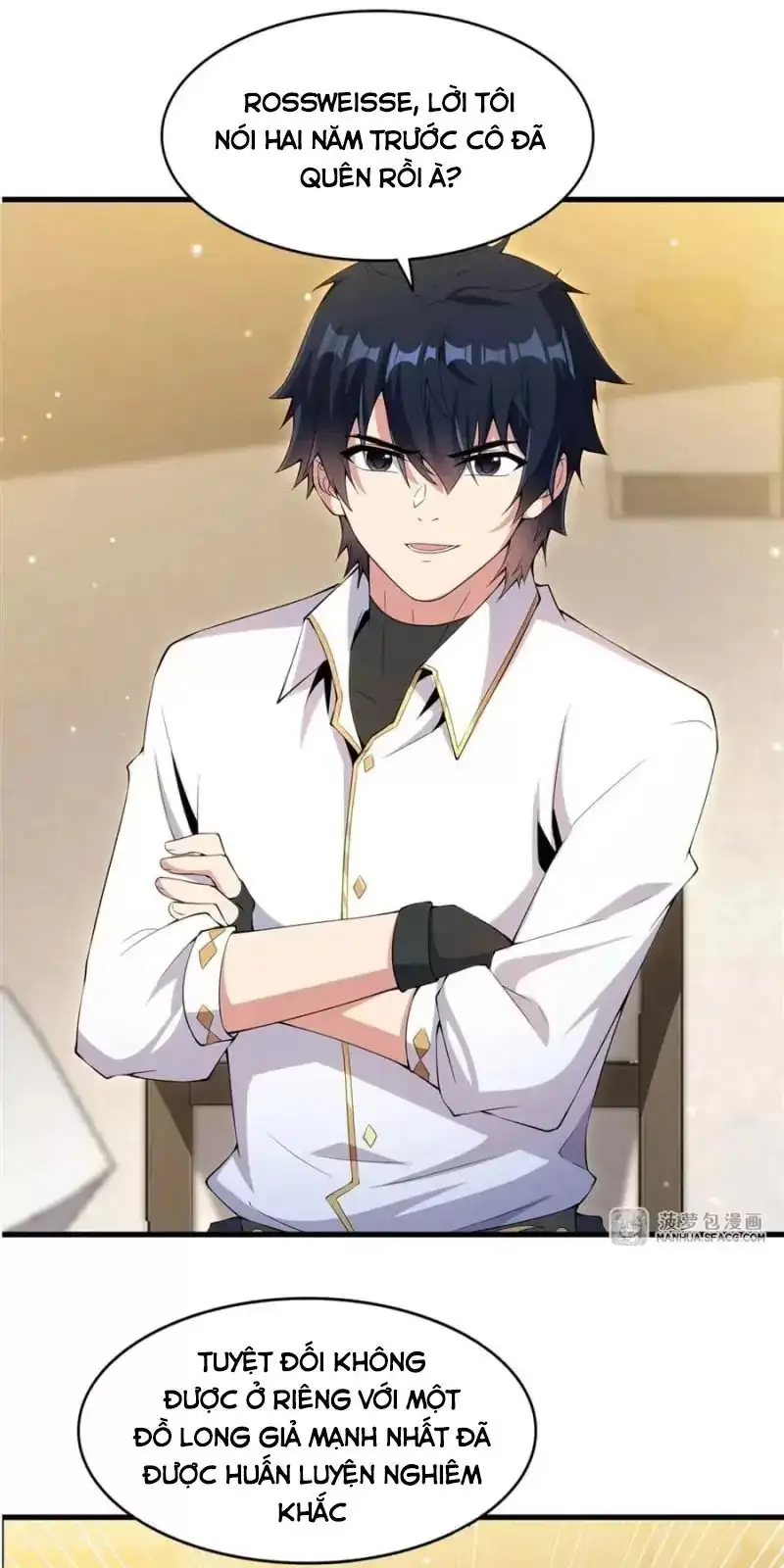 Truyện Tranh Im Miệng Đi Ác Long Ta Không Muốn Cùng Ngươi Trông Trẻ Đâu! trang 4