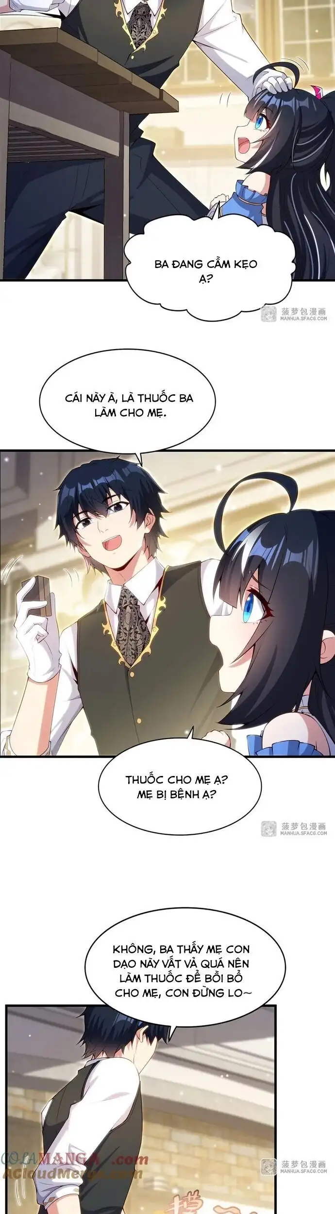 Truyện Tranh Im Miệng Đi Ác Long Ta Không Muốn Cùng Ngươi Trông Trẻ Đâu! trang 4