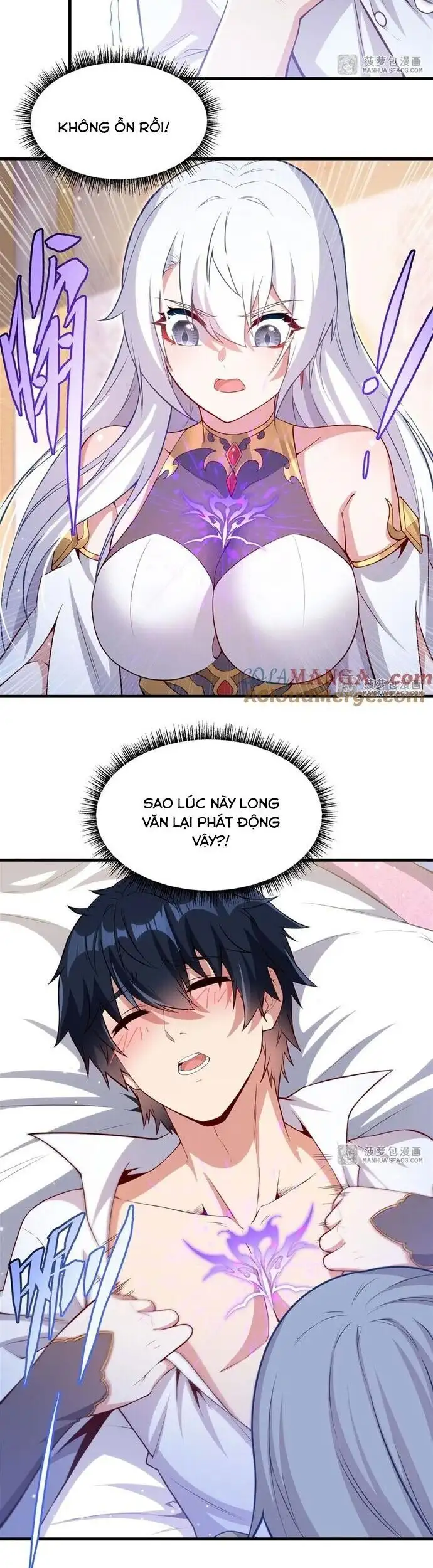 Truyện Tranh Im Miệng Đi Ác Long Ta Không Muốn Cùng Ngươi Trông Trẻ Đâu! trang 4