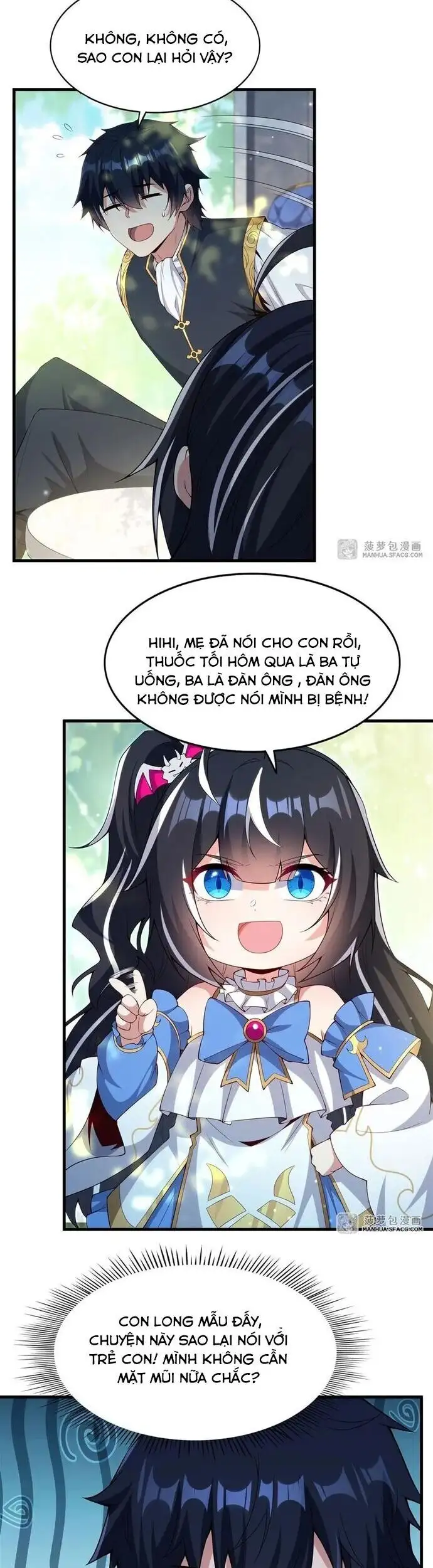Truyện Tranh Im Miệng Đi Ác Long Ta Không Muốn Cùng Ngươi Trông Trẻ Đâu! trang 4