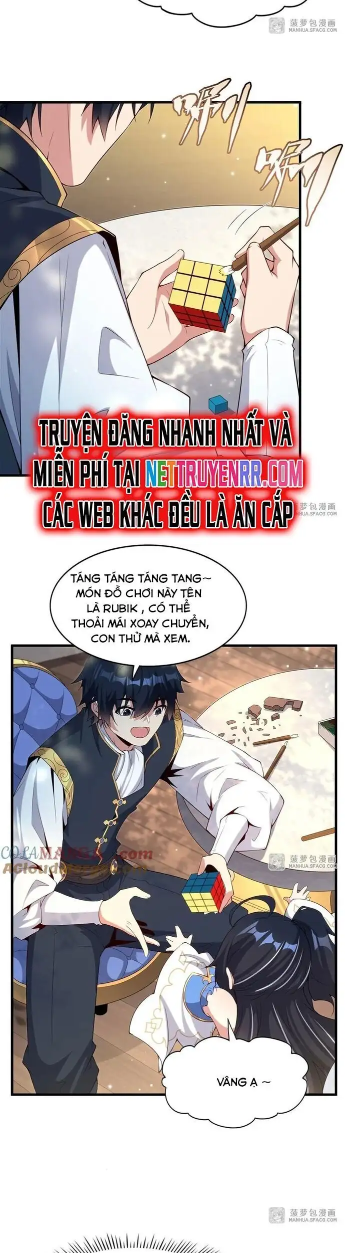 Truyện Tranh Im Miệng Đi Ác Long Ta Không Muốn Cùng Ngươi Trông Trẻ Đâu! trang 4