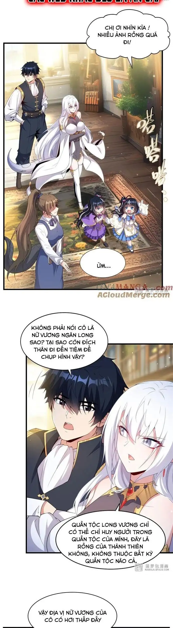 Truyện Tranh Im Miệng Đi Ác Long Ta Không Muốn Cùng Ngươi Trông Trẻ Đâu! trang 4