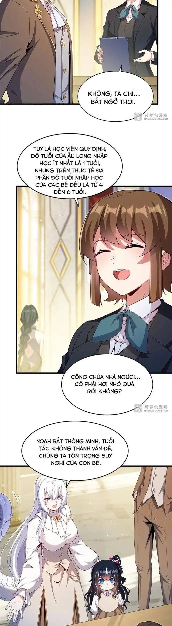Truyện Tranh Im Miệng Đi Ác Long Ta Không Muốn Cùng Ngươi Trông Trẻ Đâu! trang 4