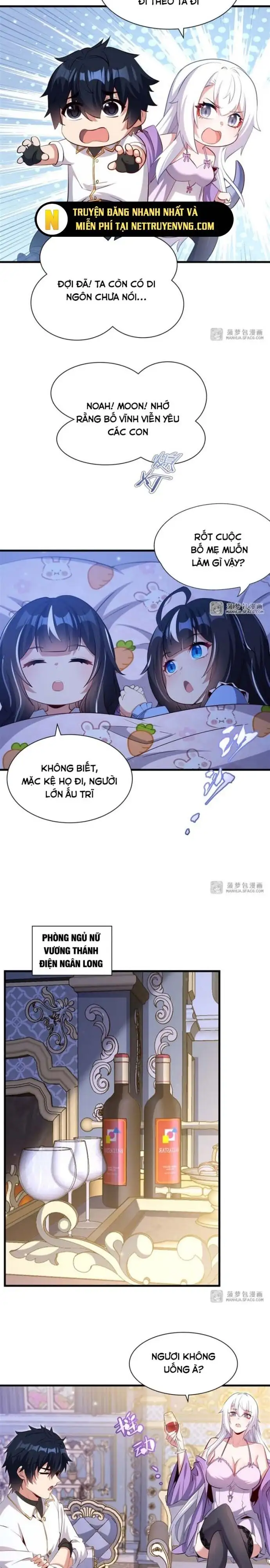 Truyện Tranh Im Miệng Đi Ác Long Ta Không Muốn Cùng Ngươi Trông Trẻ Đâu! trang 4