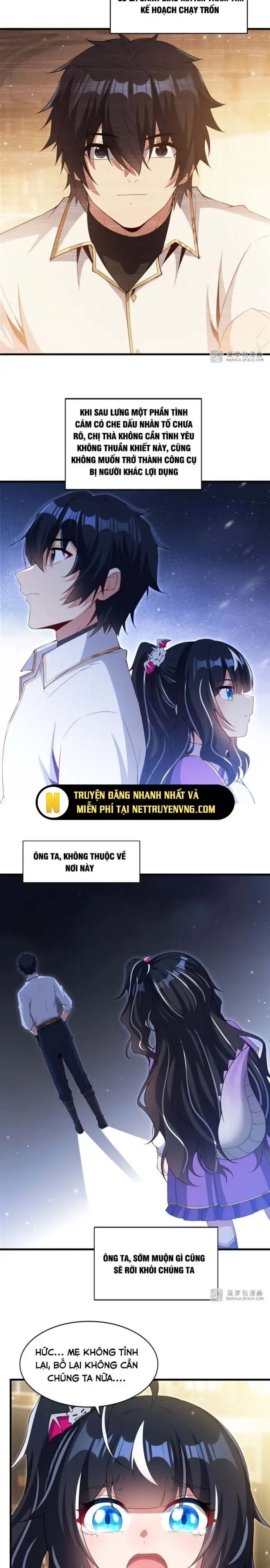 Truyện Tranh Im Miệng Đi Ác Long Ta Không Muốn Cùng Ngươi Trông Trẻ Đâu! trang 4