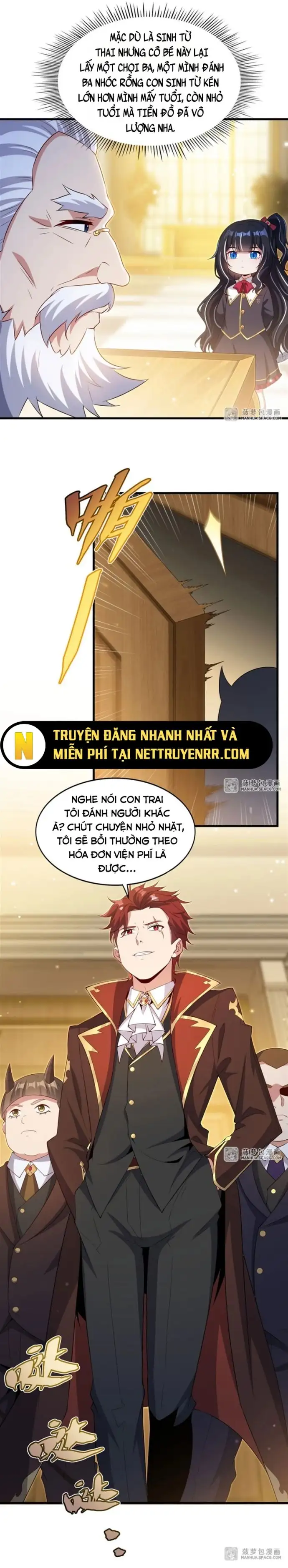 Truyện Tranh Im Miệng Đi Ác Long Ta Không Muốn Cùng Ngươi Trông Trẻ Đâu! trang 4