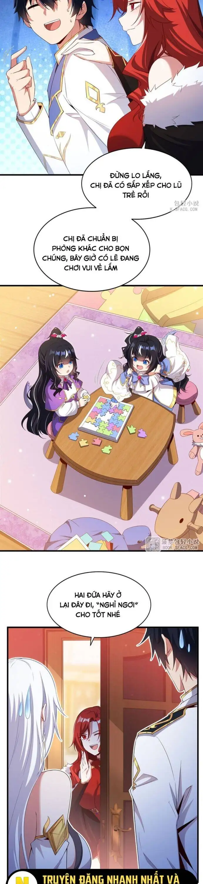Truyện Tranh Im Miệng Đi Ác Long Ta Không Muốn Cùng Ngươi Trông Trẻ Đâu! trang 4