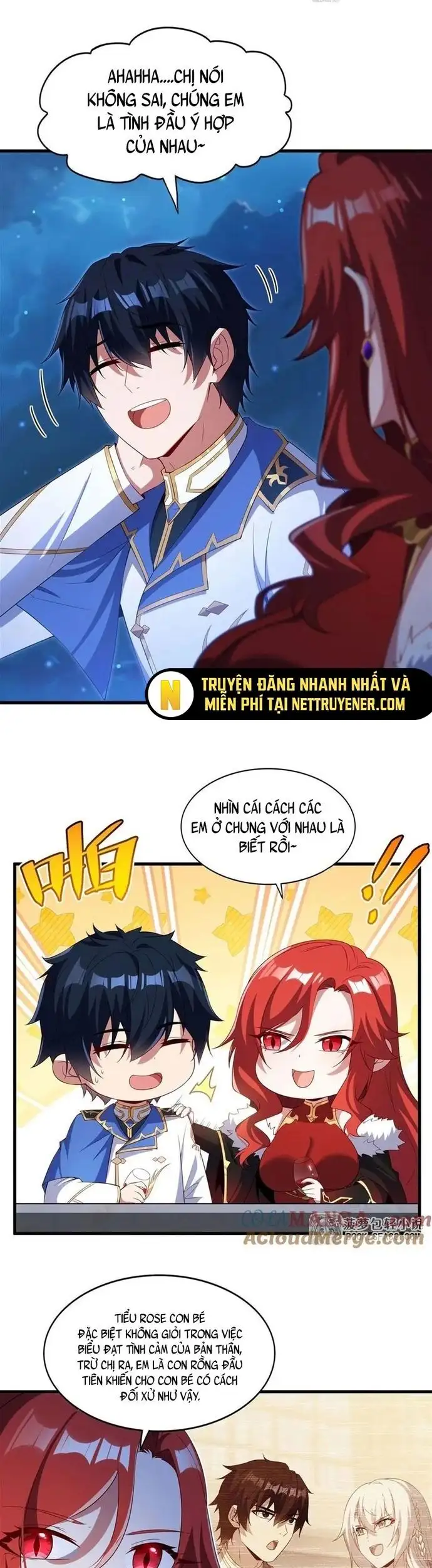 Truyện Tranh Im Miệng Đi Ác Long Ta Không Muốn Cùng Ngươi Trông Trẻ Đâu! trang 4