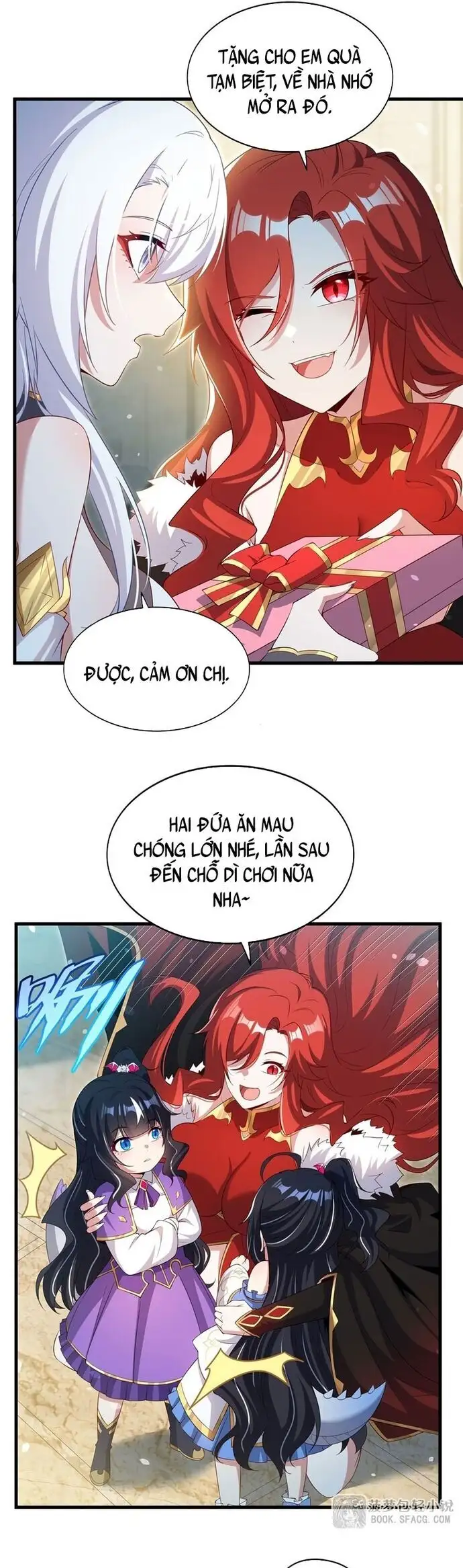 Truyện Tranh Im Miệng Đi Ác Long Ta Không Muốn Cùng Ngươi Trông Trẻ Đâu! trang 4