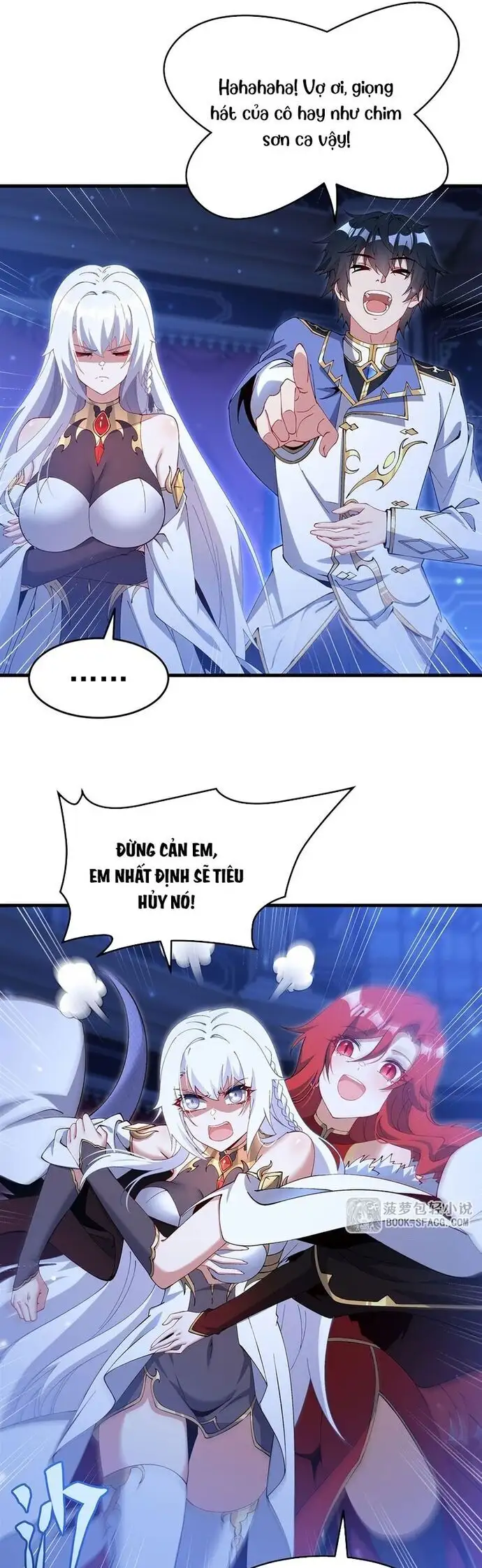 Truyện Tranh Im Miệng Đi Ác Long Ta Không Muốn Cùng Ngươi Trông Trẻ Đâu! trang 4