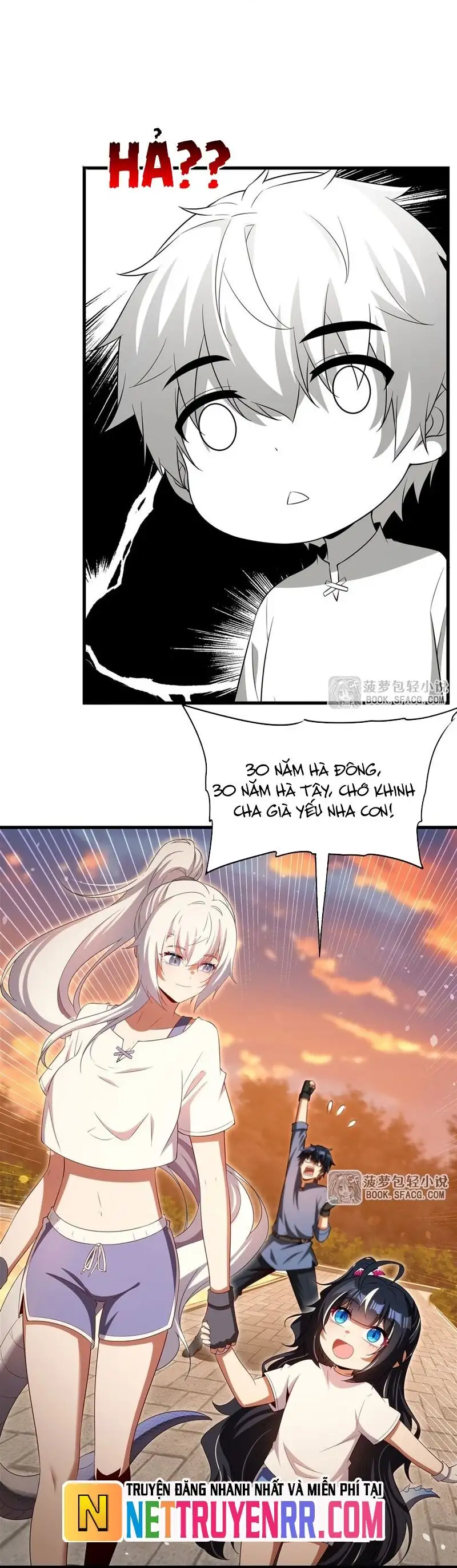 Truyện Tranh Im Miệng Đi Ác Long Ta Không Muốn Cùng Ngươi Trông Trẻ Đâu! trang 4