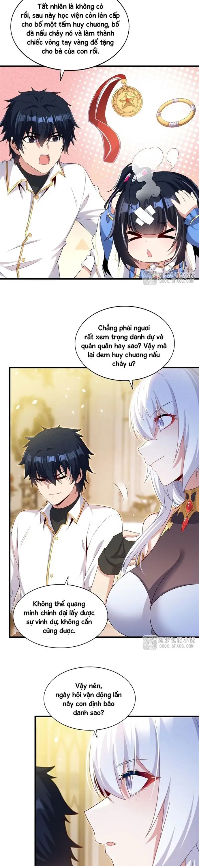 Truyện Tranh Im Miệng Đi Ác Long Ta Không Muốn Cùng Ngươi Trông Trẻ Đâu! trang 4