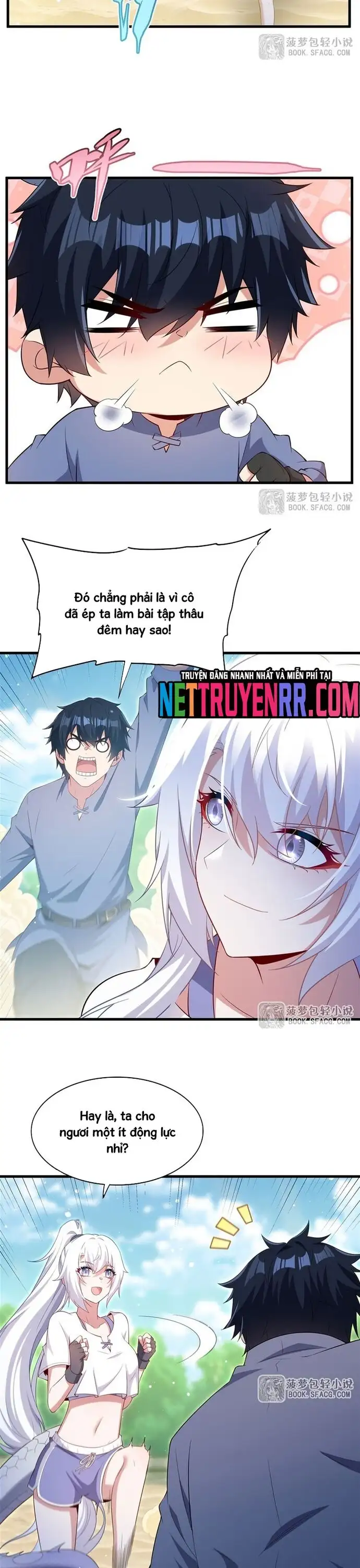 Truyện Tranh Im Miệng Đi Ác Long Ta Không Muốn Cùng Ngươi Trông Trẻ Đâu! trang 4