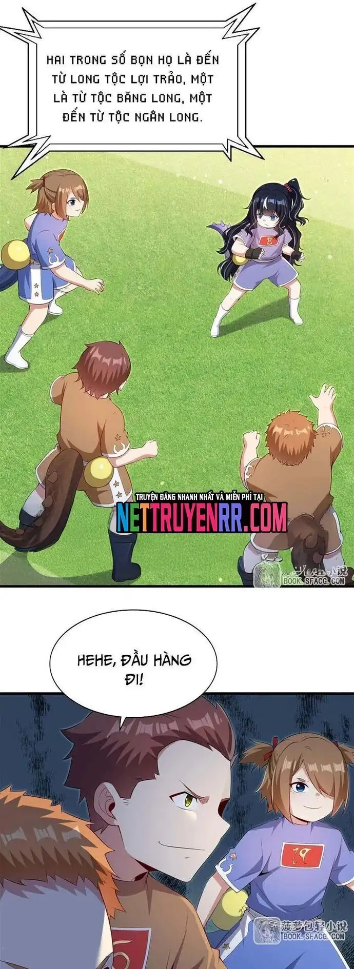 Truyện Tranh Im Miệng Đi Ác Long Ta Không Muốn Cùng Ngươi Trông Trẻ Đâu! trang 4