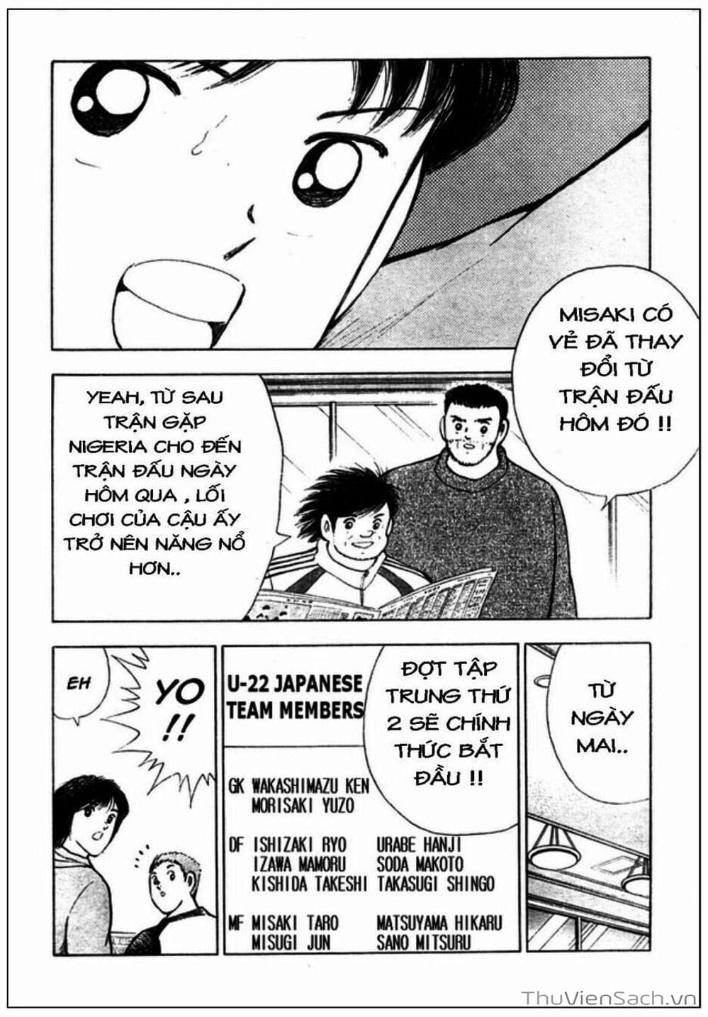 Truyện Tranh Tsubasa - Giấc Mơ Hoàng Kim trang 4