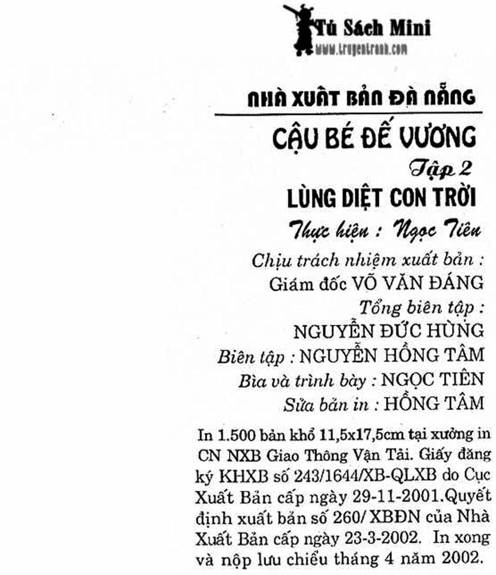 Truyện Tranh Cậu Bé Đế Vương trang 5