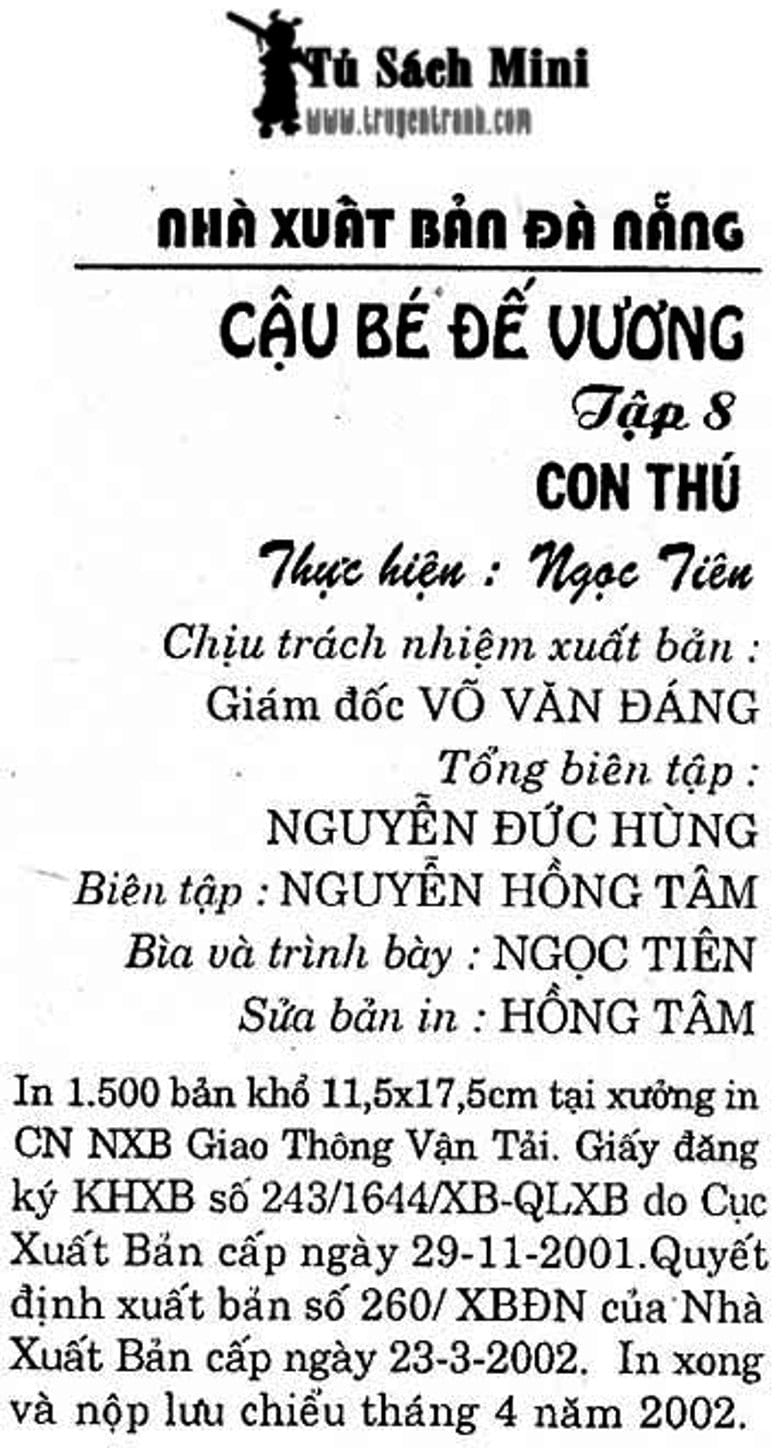 Truyện Tranh Cậu Bé Đế Vương trang 5