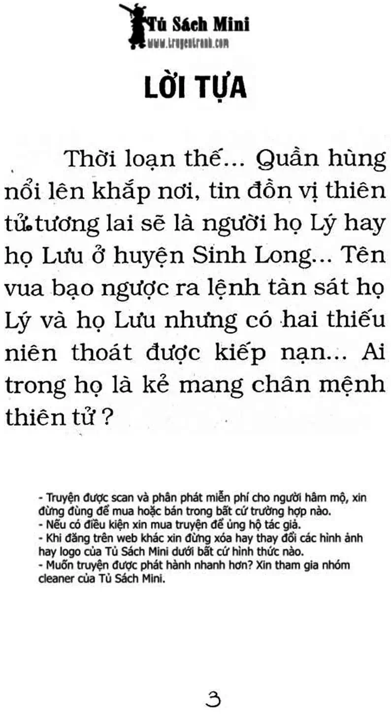 Truyện Tranh Cậu Bé Đế Vương trang 5