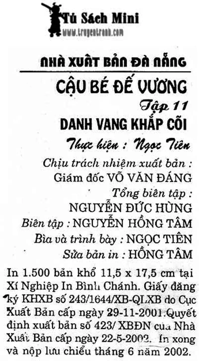 Truyện Tranh Cậu Bé Đế Vương trang 5