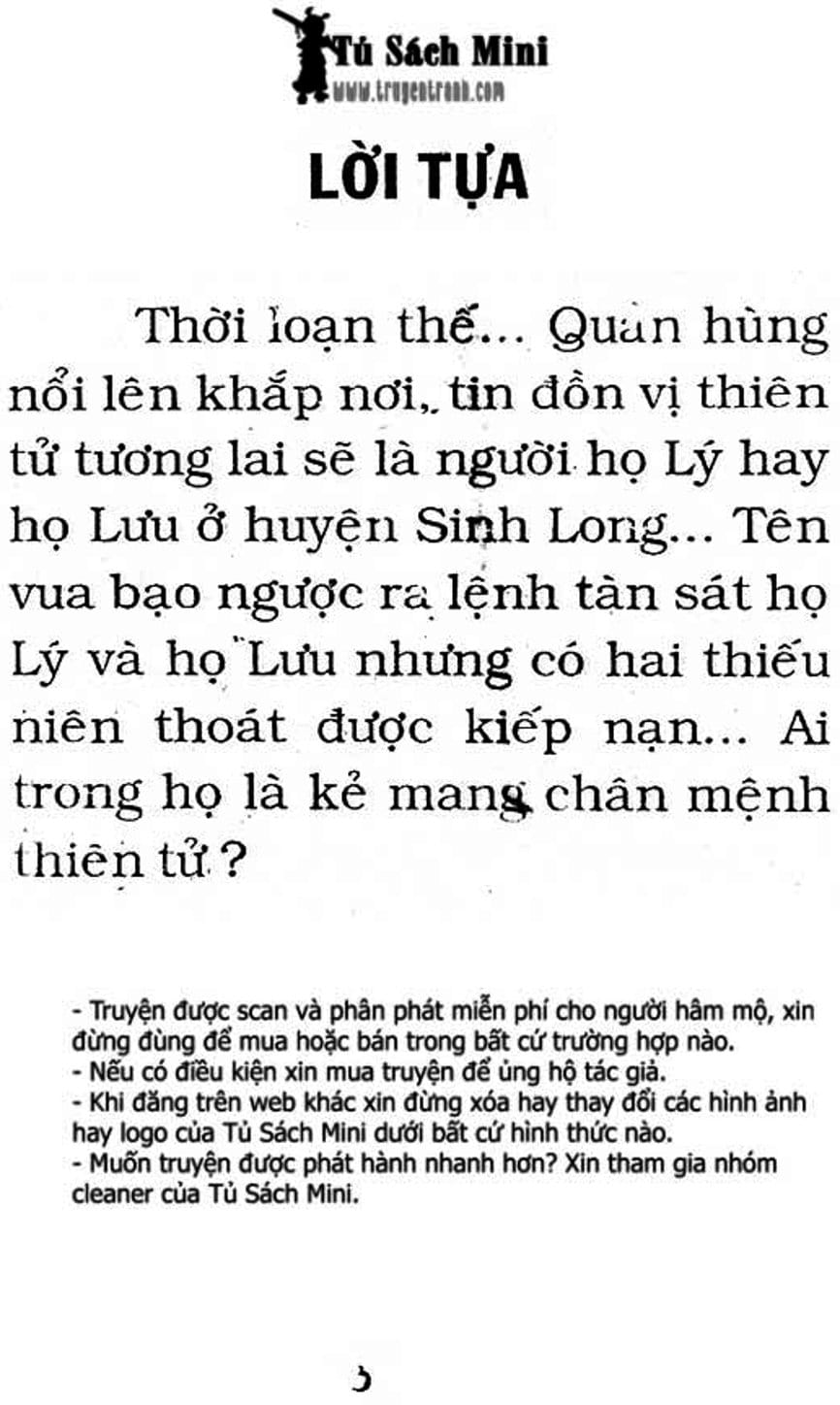 Truyện Tranh Cậu Bé Đế Vương trang 5