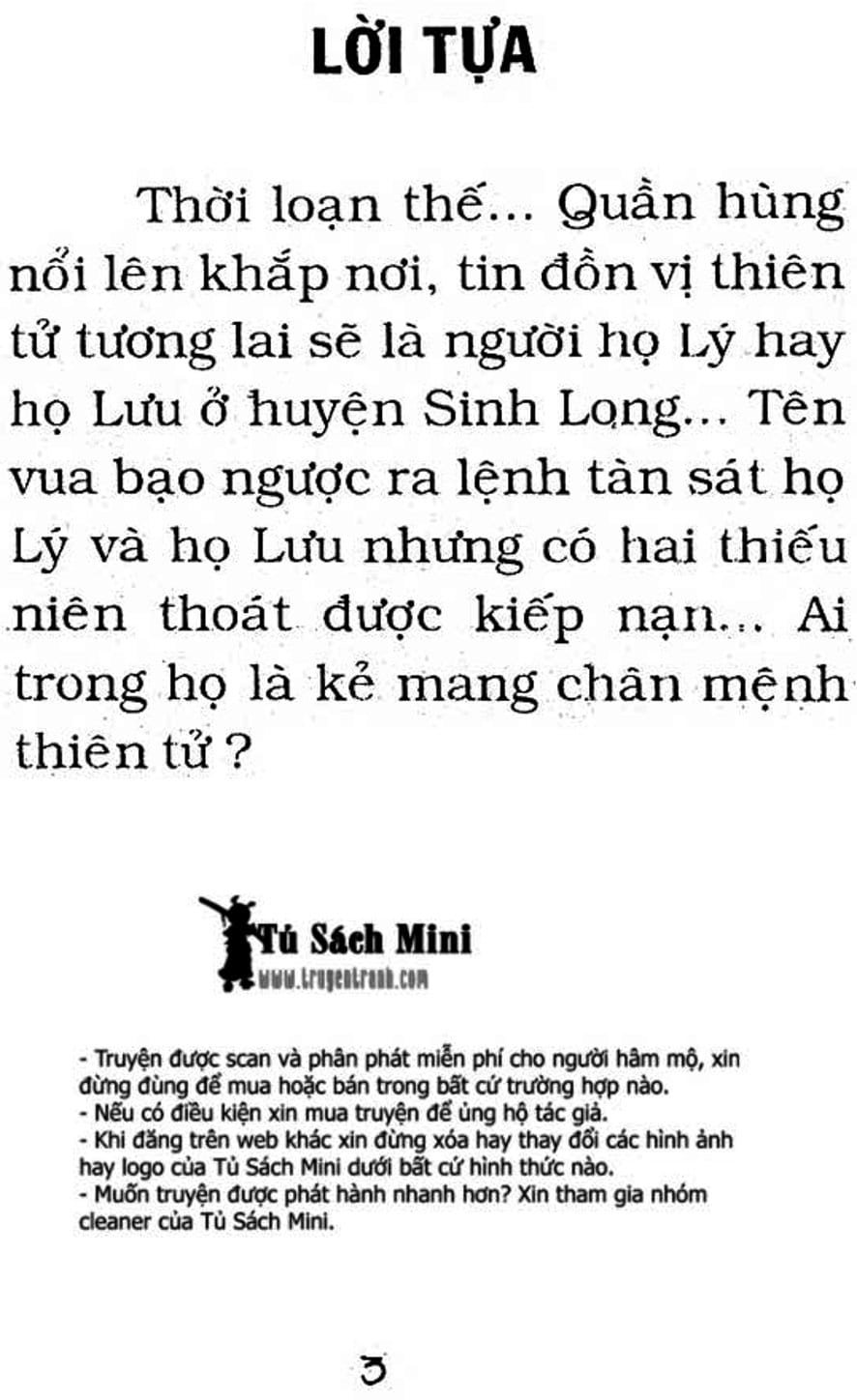 Truyện Tranh Cậu Bé Đế Vương trang 5