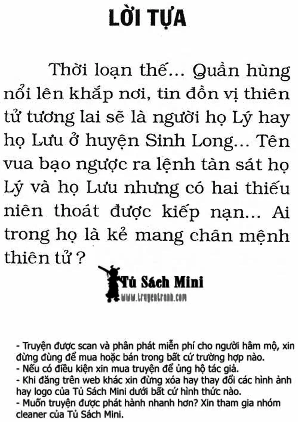 Truyện Tranh Cậu Bé Đế Vương trang 5