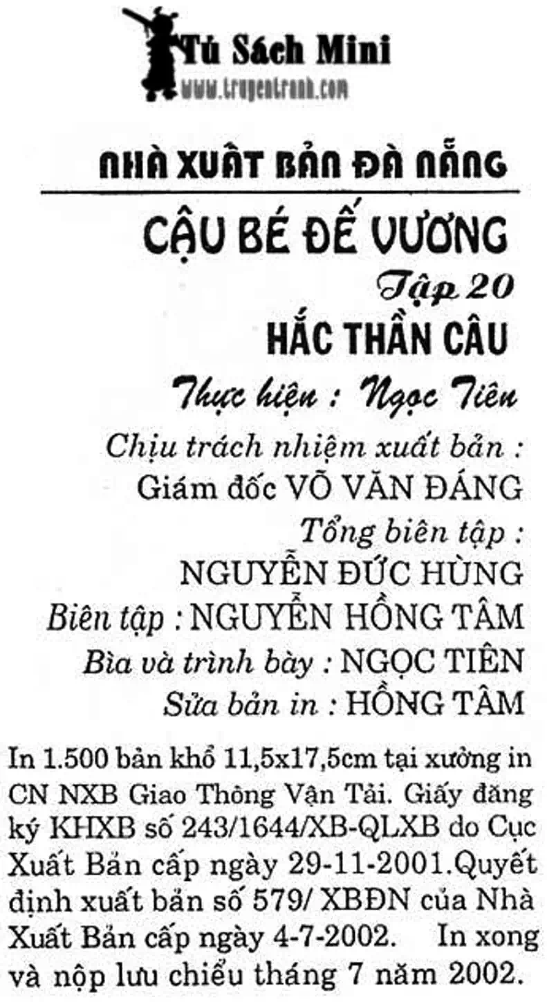 Truyện Tranh Cậu Bé Đế Vương trang 5