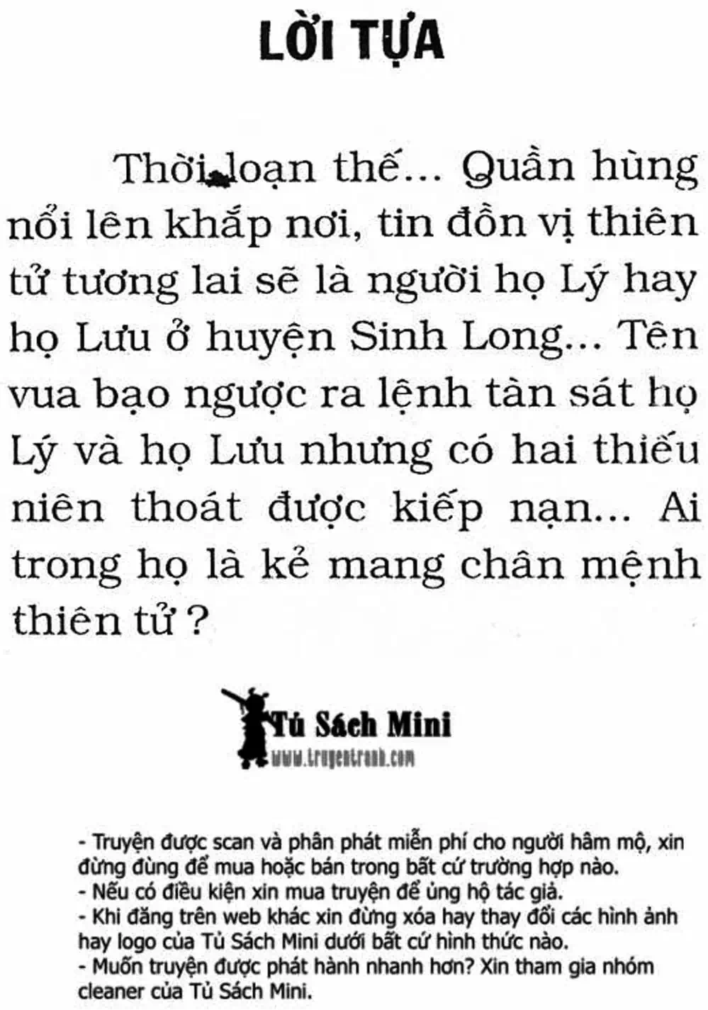 Truyện Tranh Cậu Bé Đế Vương trang 5