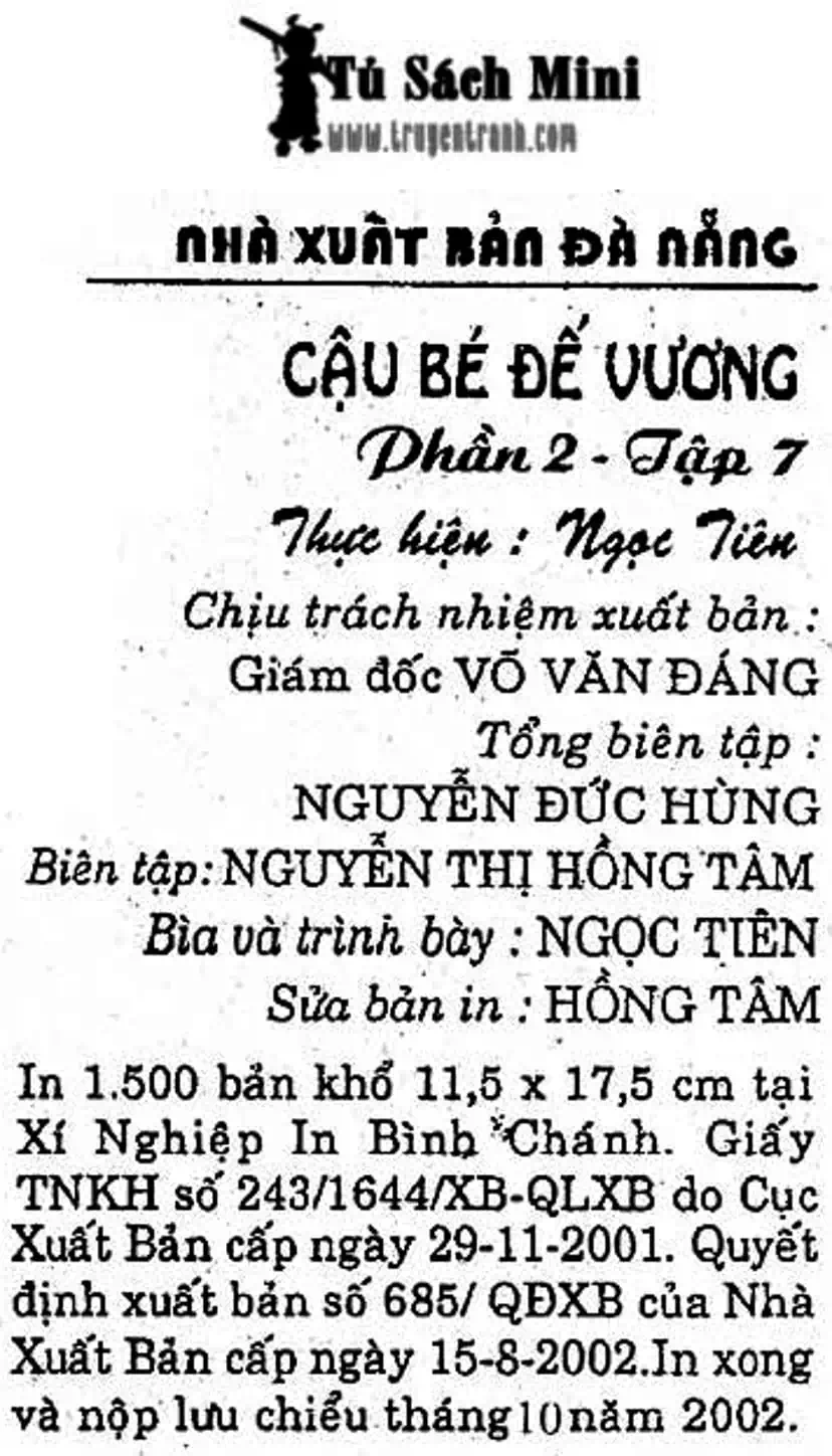 Truyện Tranh Cậu Bé Đế Vương trang 5