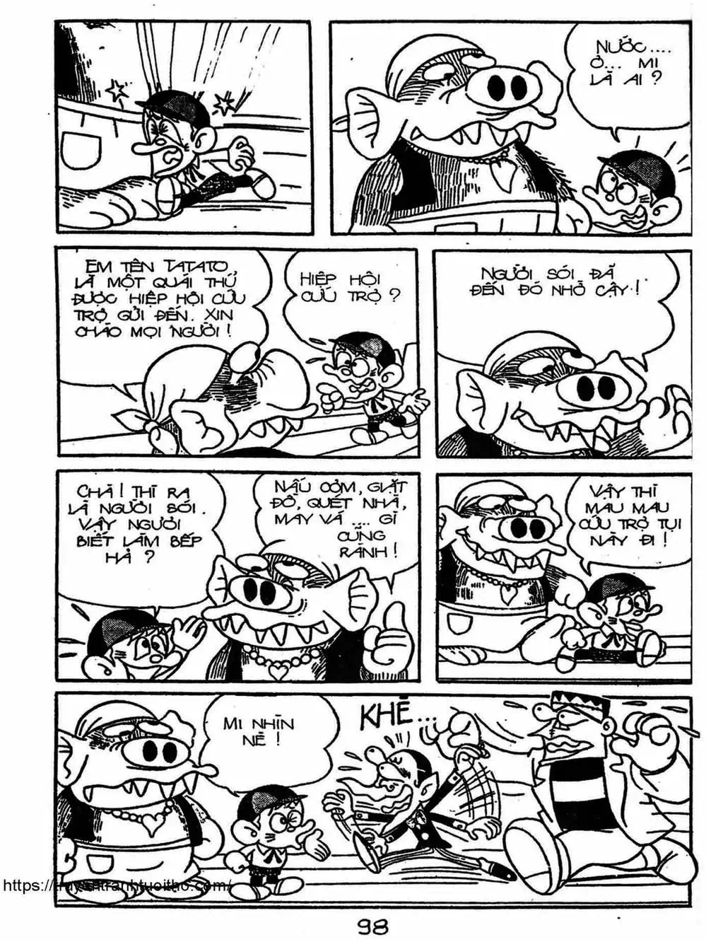 Truyện Tranh Cậu Bé Ngoài Hành Tinh - Kaibutsu Kun trang 4