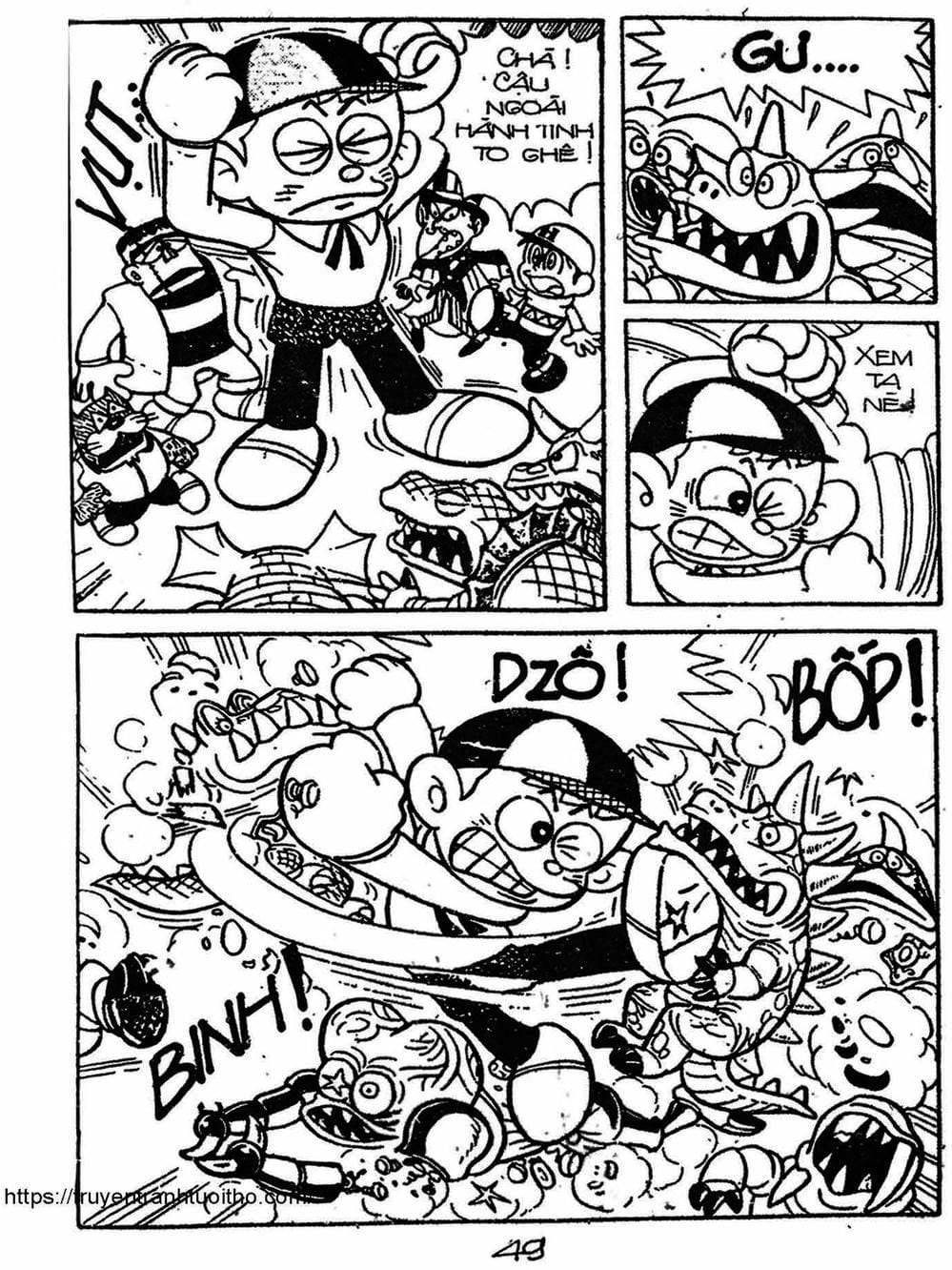 Truyện Tranh Cậu Bé Ngoài Hành Tinh - Kaibutsu Kun trang 4