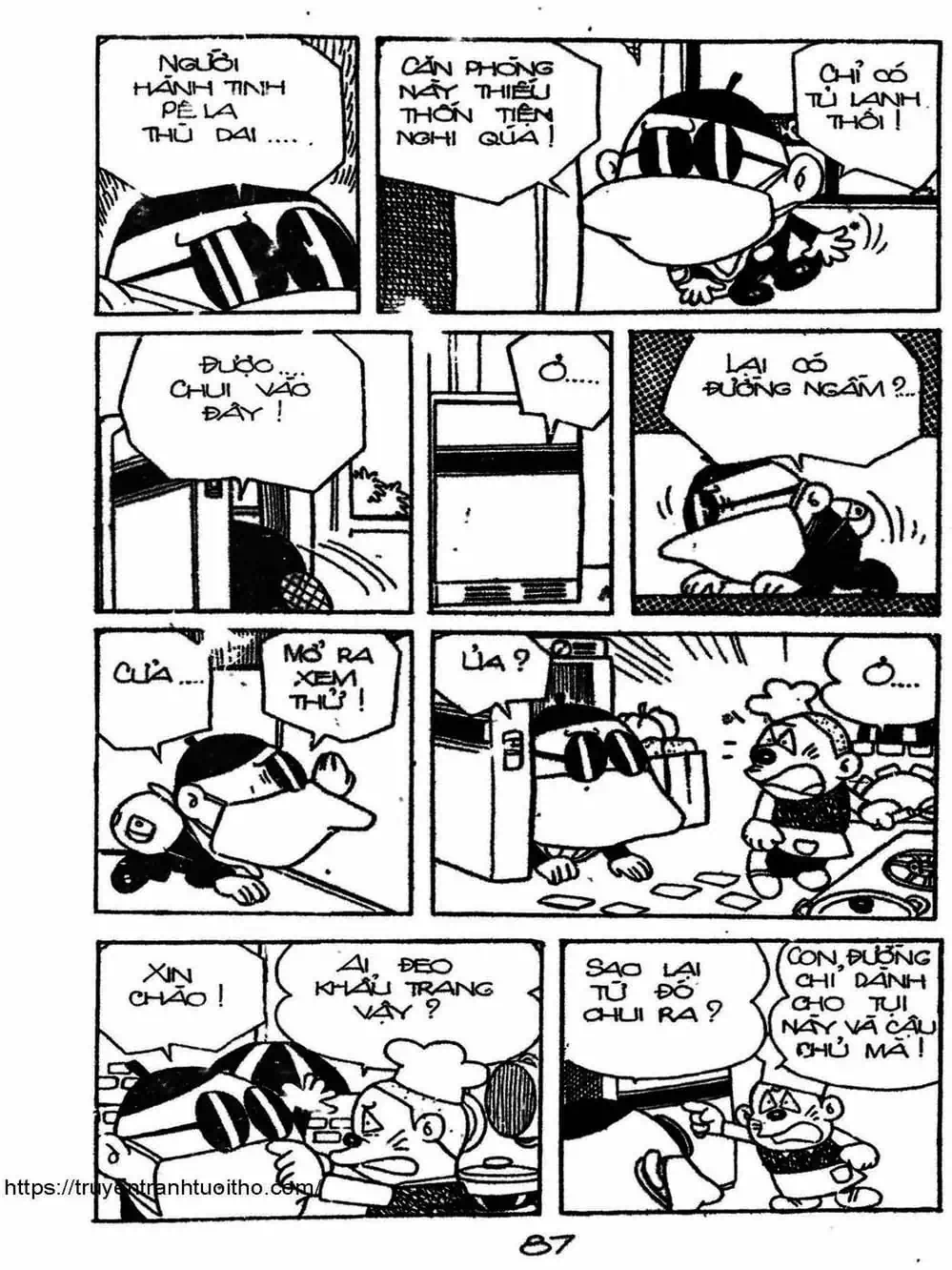 Truyện Tranh Cậu Bé Ngoài Hành Tinh - Kaibutsu Kun trang 4