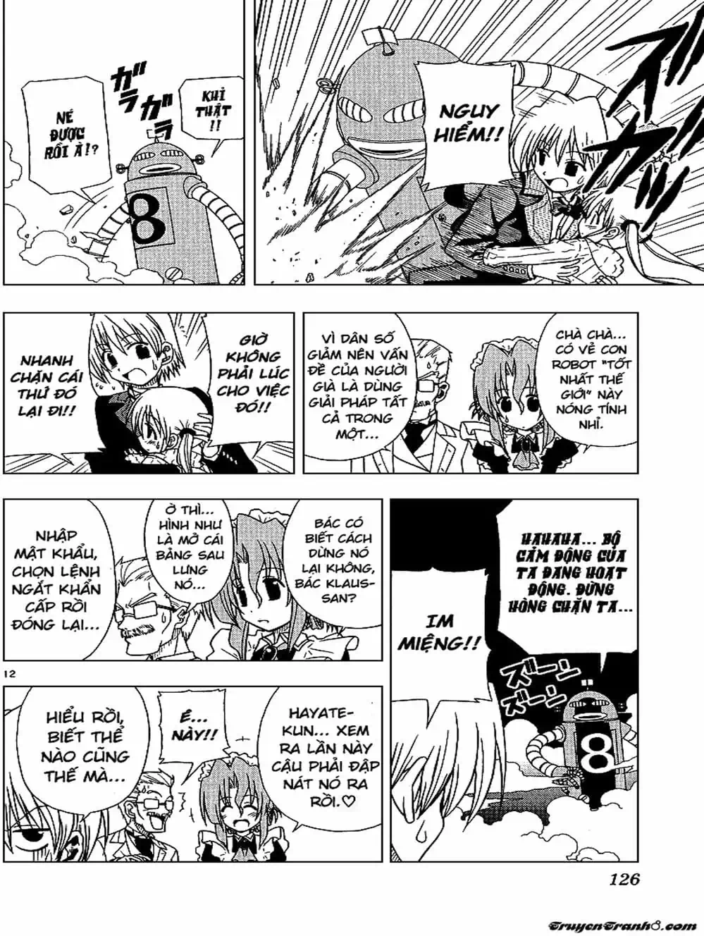 Truyện Tranh Chàng Quản Gia - Hayate No Gotoku trang 4