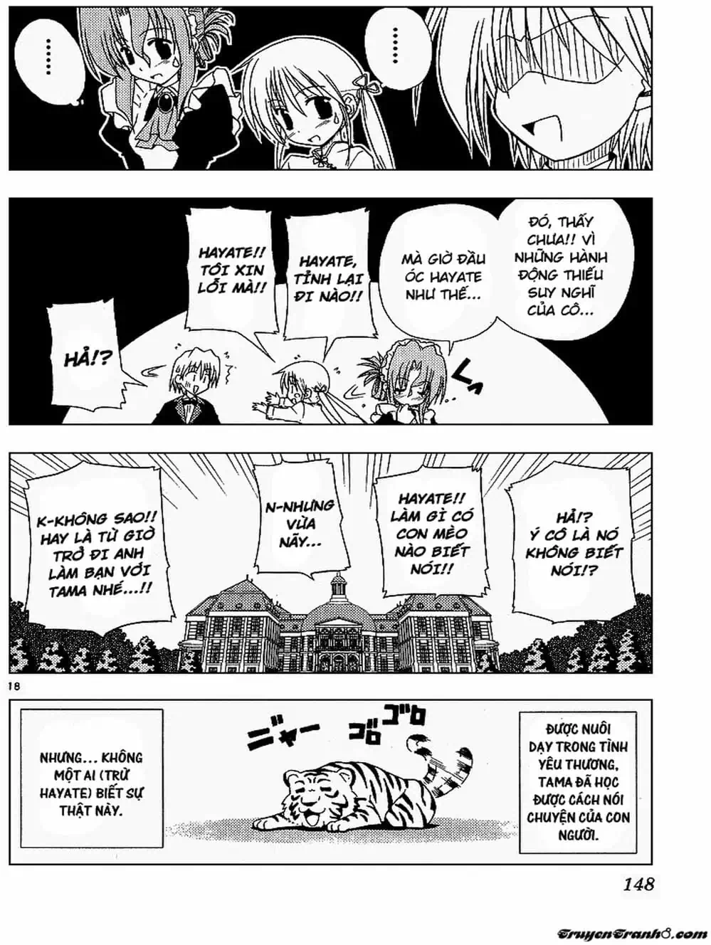 Truyện Tranh Chàng Quản Gia - Hayate No Gotoku trang 4